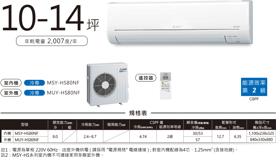 靜音大師HS MSY-HS 10-14坪