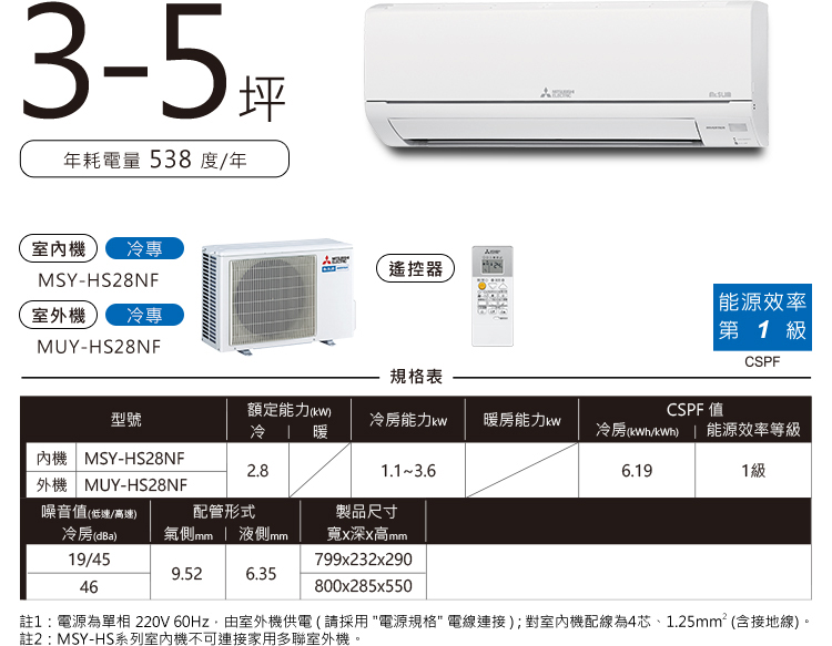 靜音大師HS MSY-HS 3-5坪