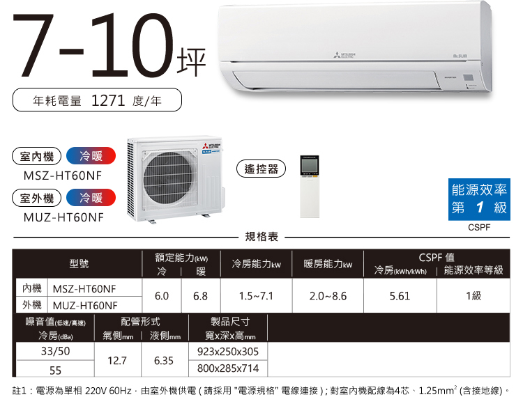 靜音大師HT MSY-HT 7-10坪