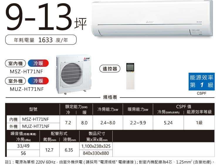 靜音大師HT MSY-HT 9-13坪